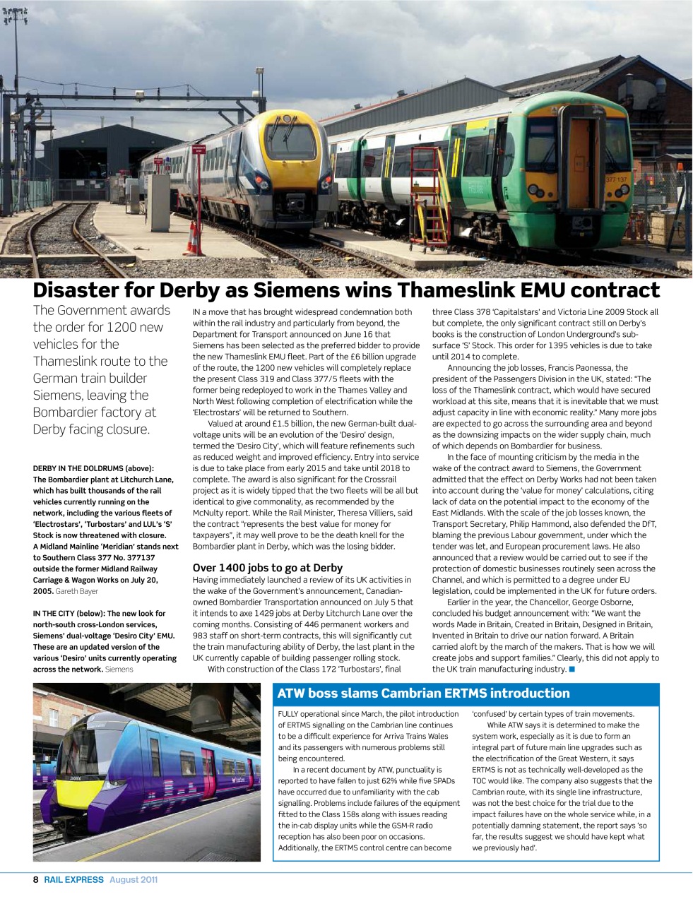 Rail Express Preview Pages