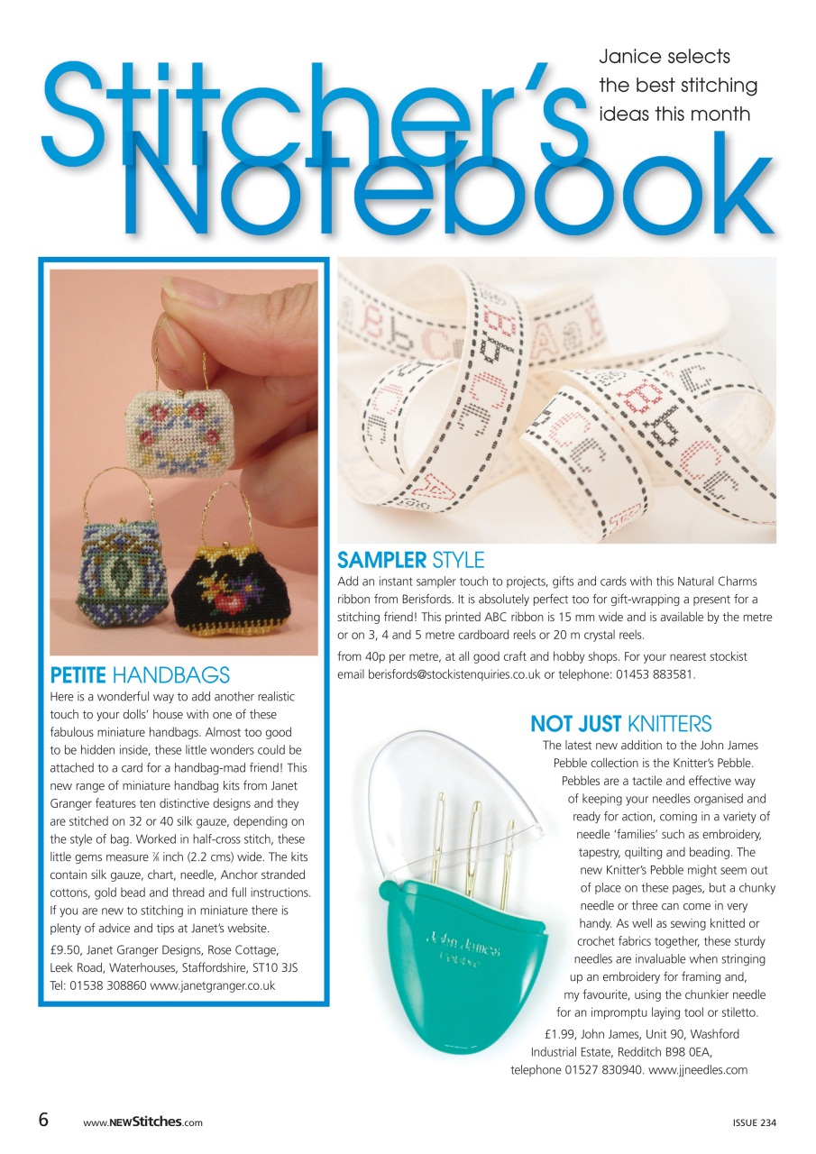 New Stitches Preview Pages