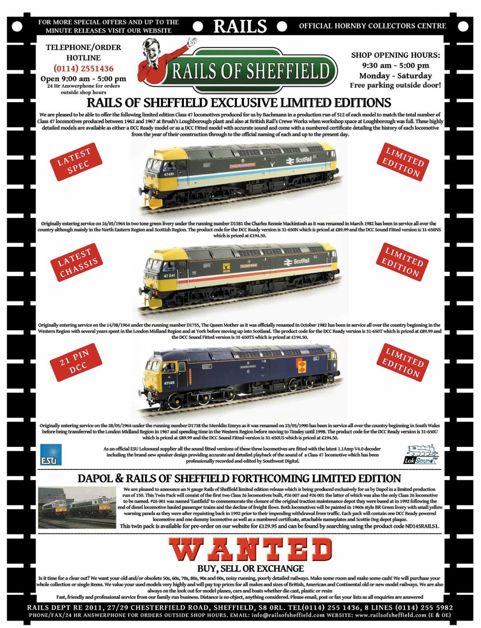Rail Express Preview Pages