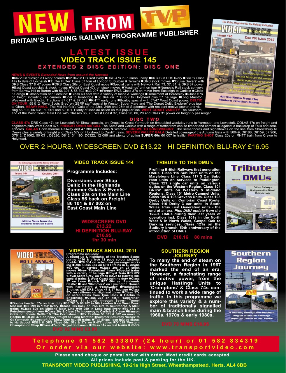 Rail Express Preview Pages