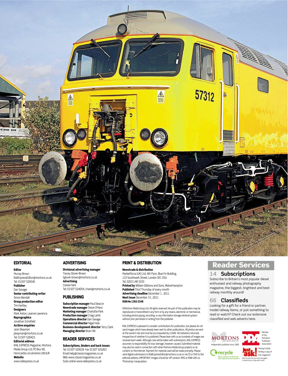 Rail Express Preview Pages