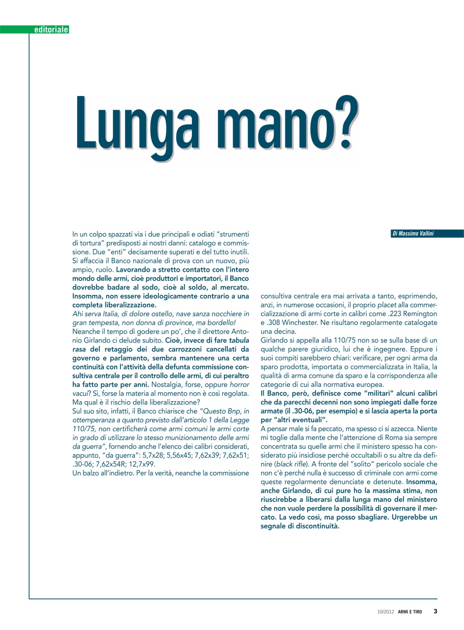 Armi E Tiro Preview Pages