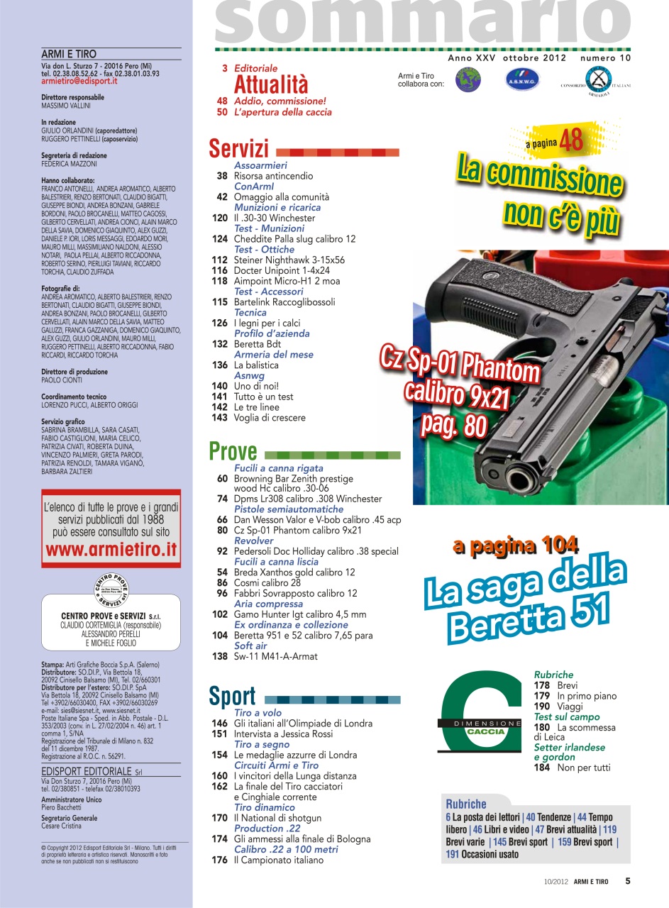 Armi E Tiro Preview Pages