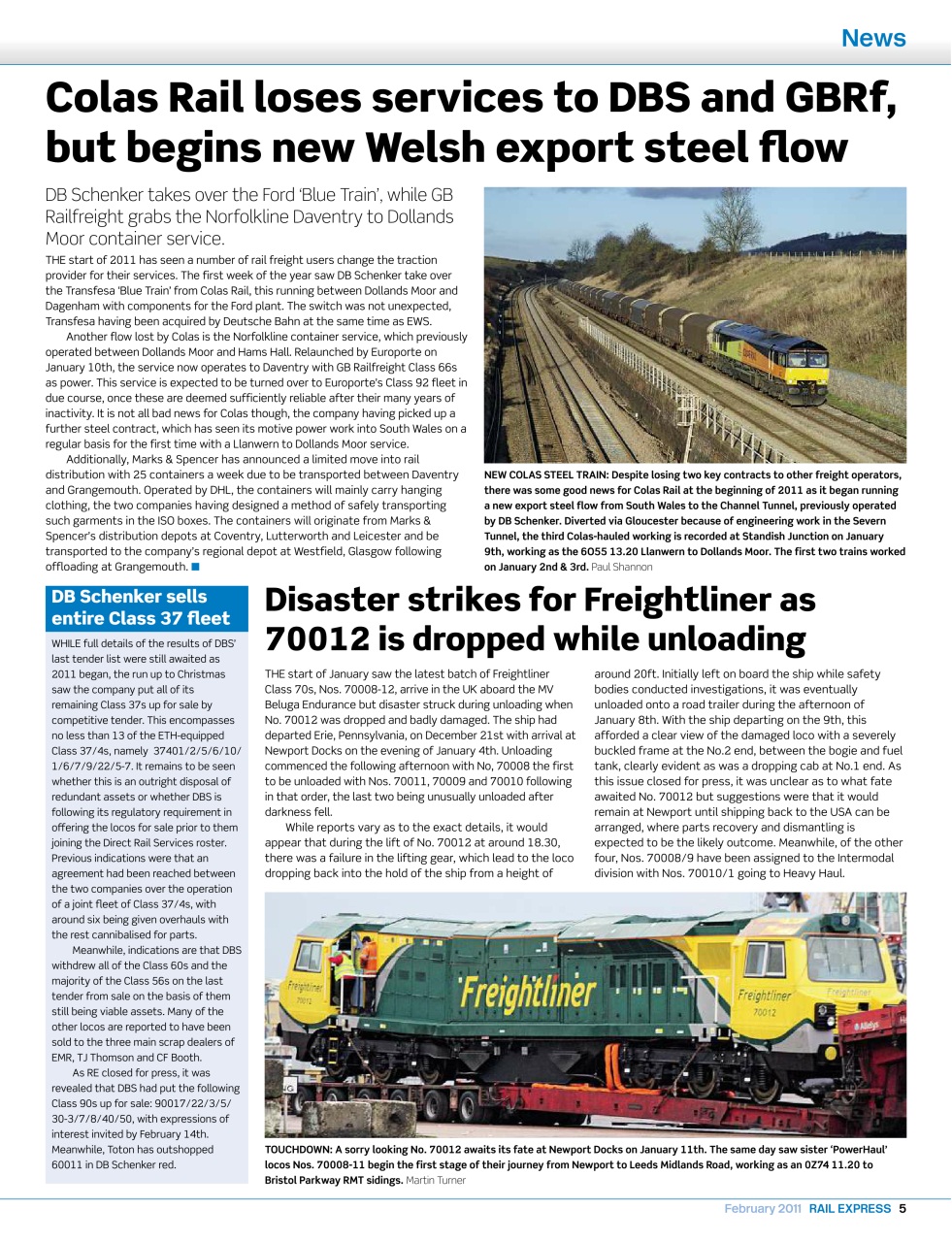 Rail Express Preview Pages