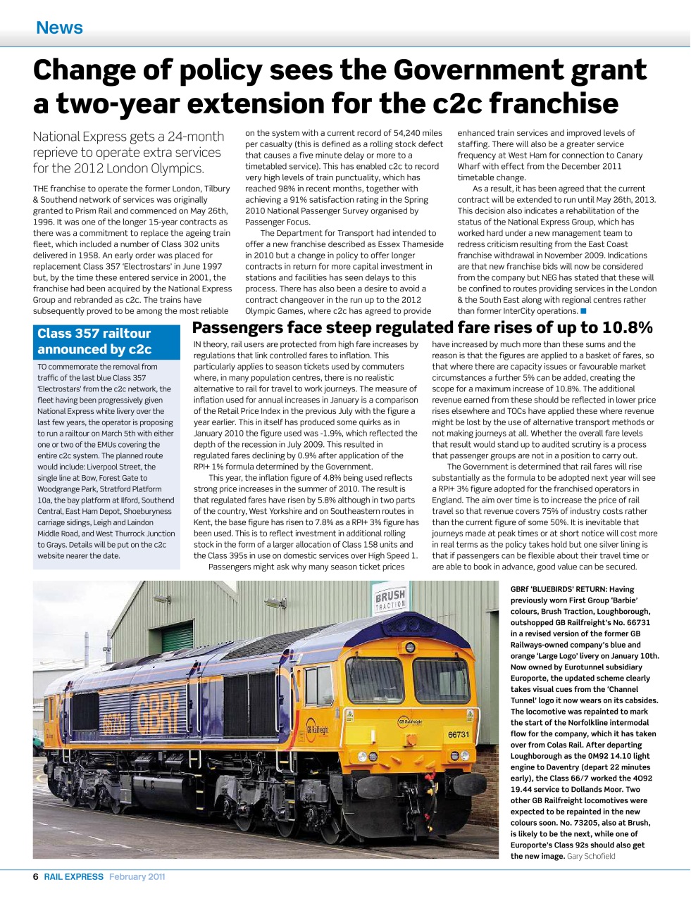 Rail Express Preview Pages