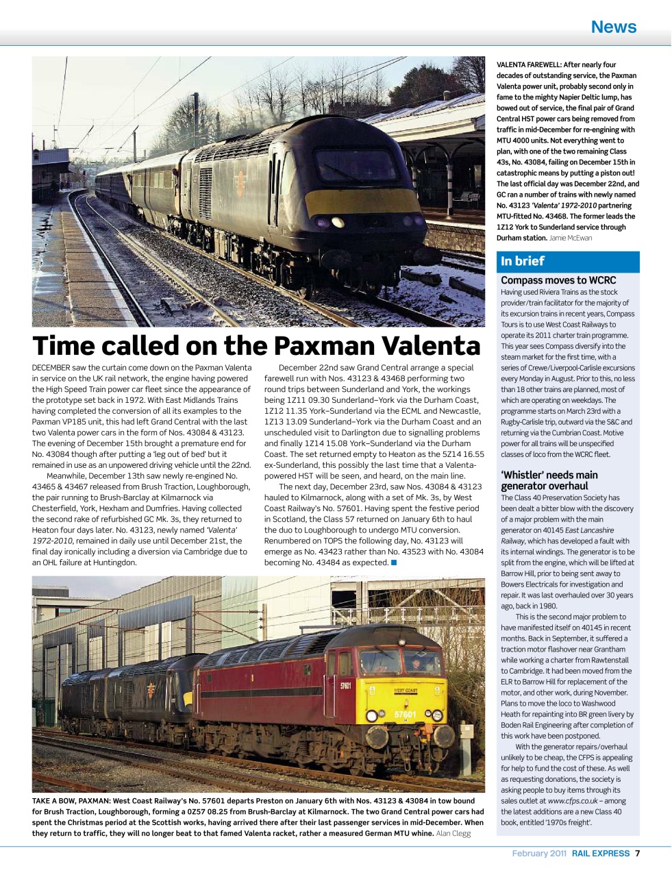 Rail Express Preview Pages