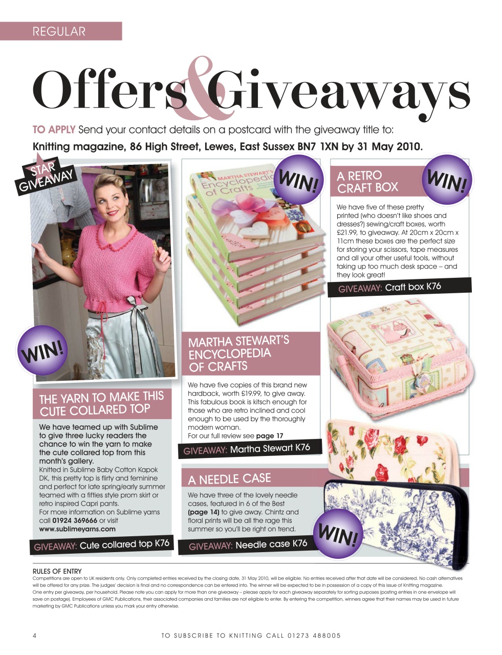 Knitting Preview Pages