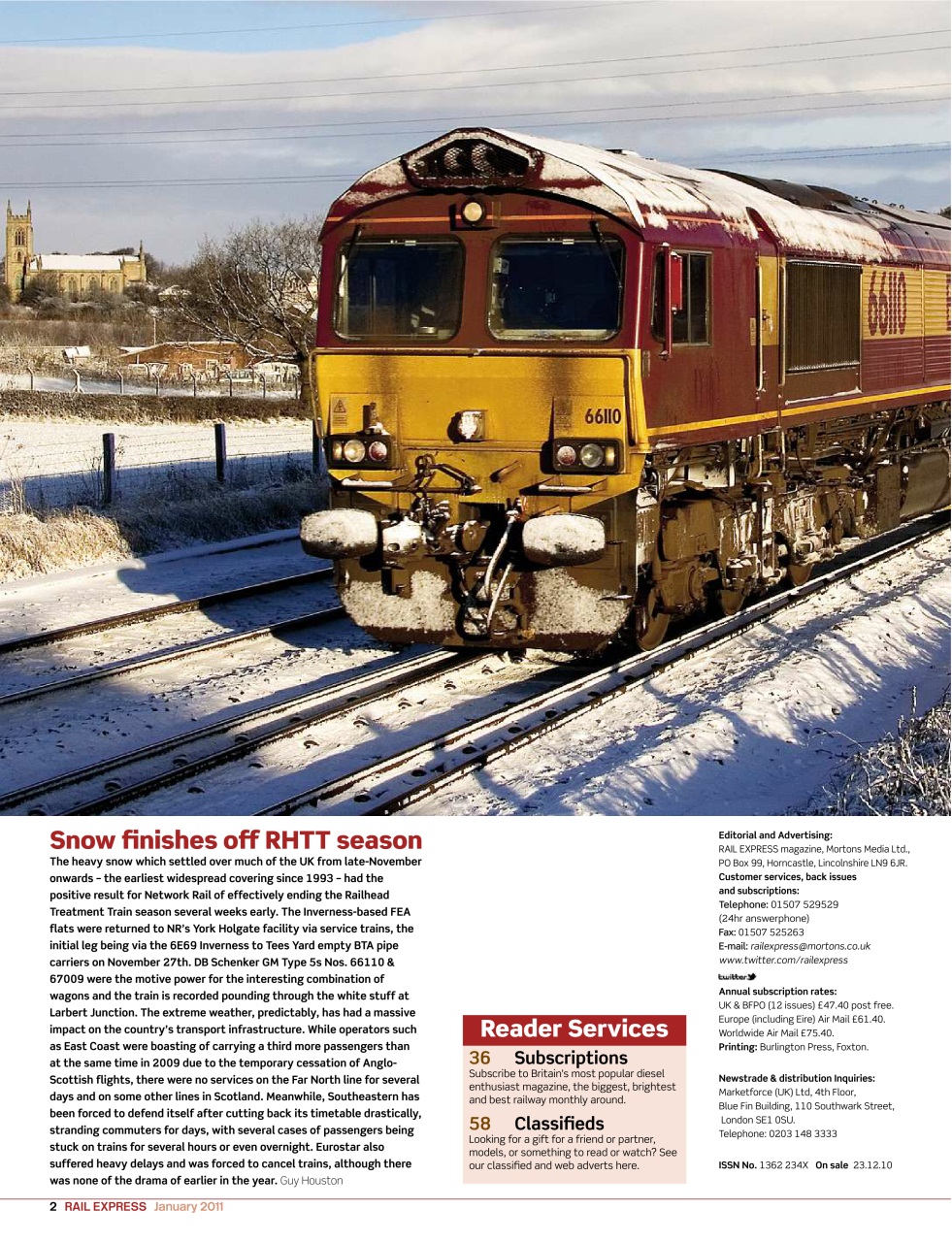 Rail Express Preview Pages
