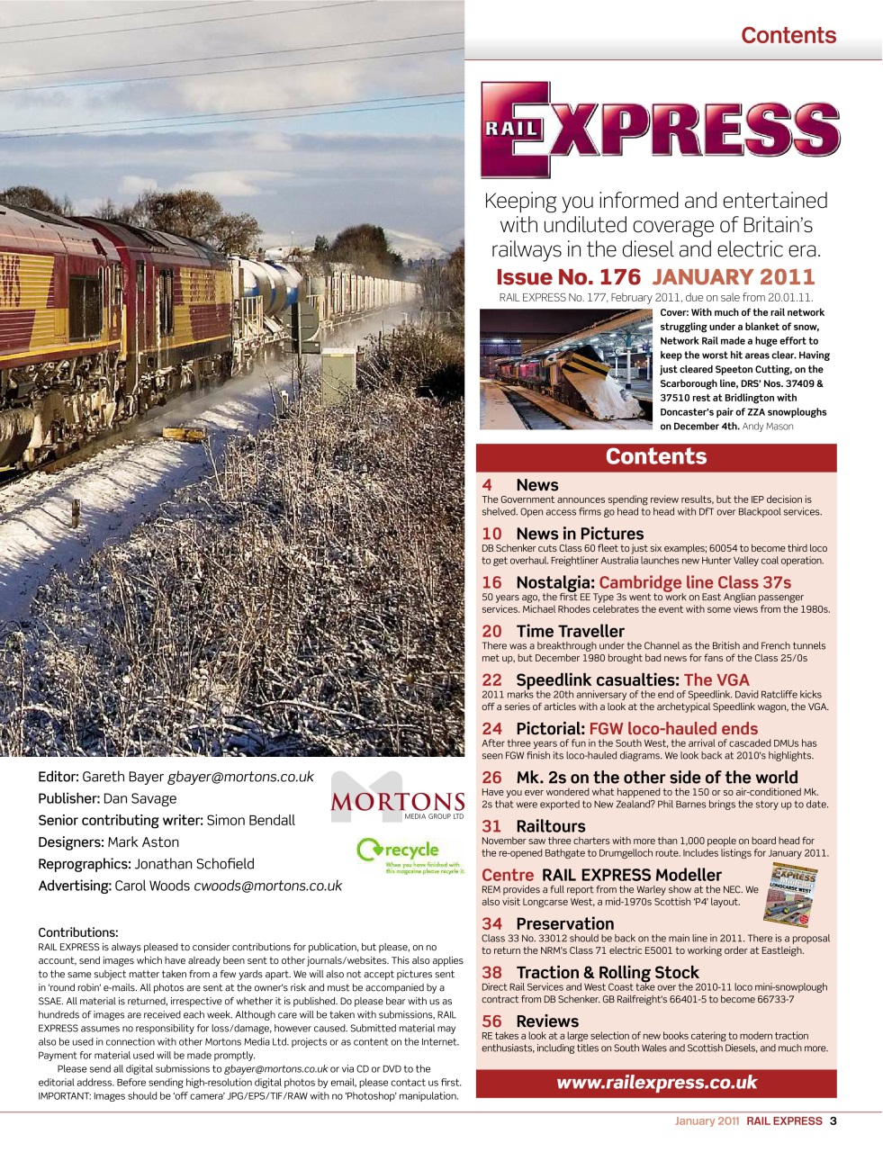 Rail Express Preview Pages
