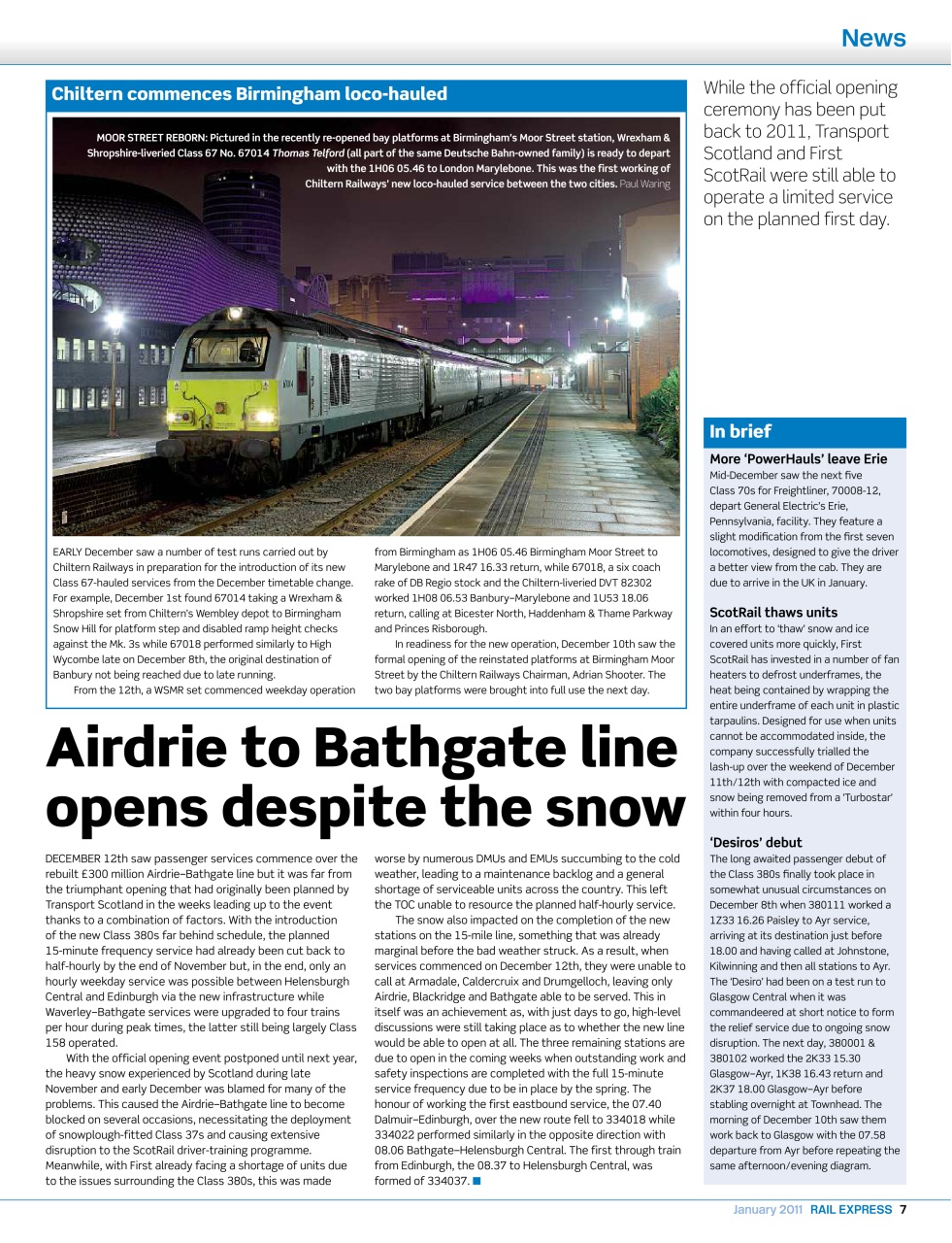 Rail Express Preview Pages