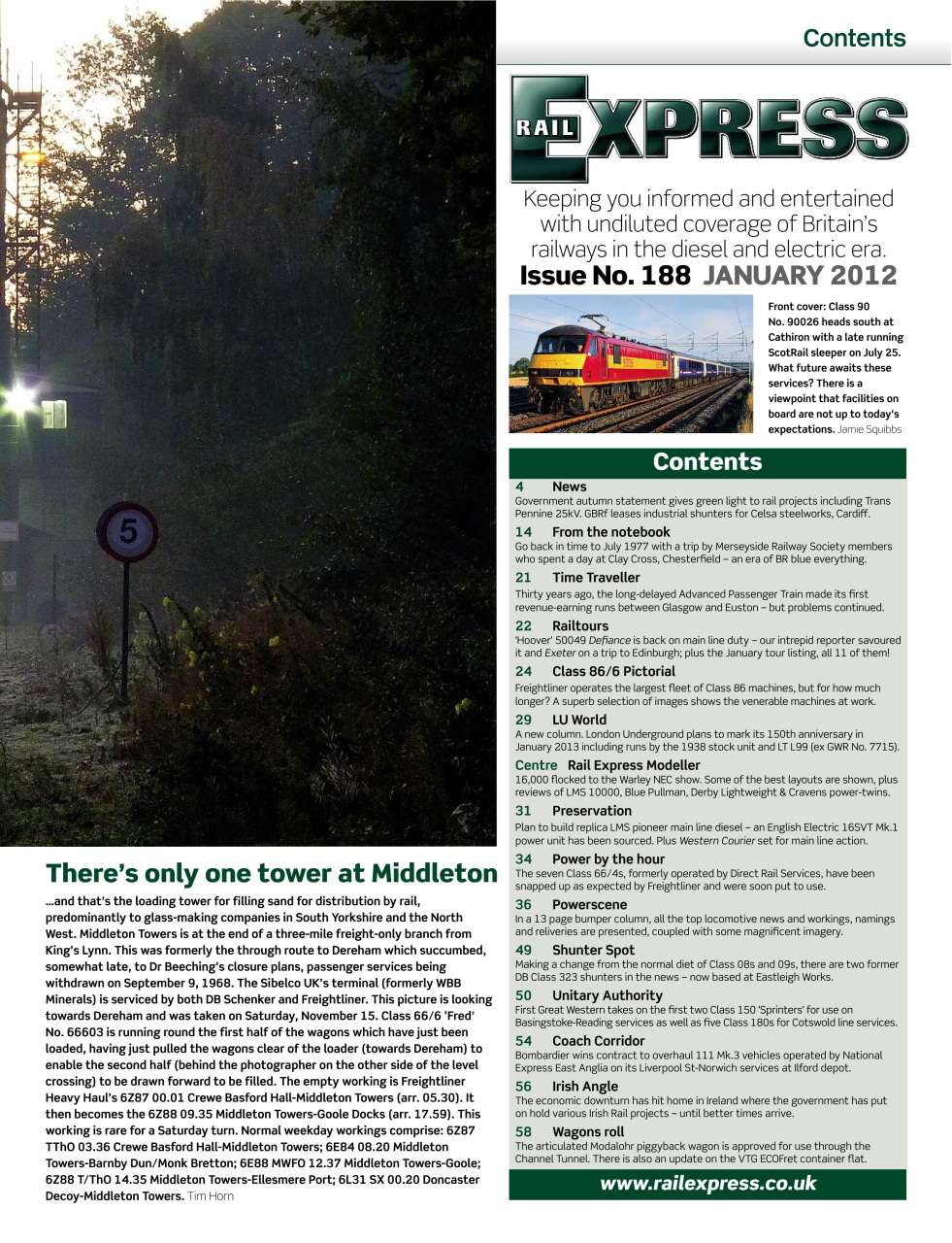 Rail Express Preview Pages
