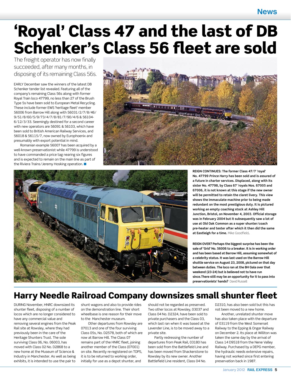 Rail Express Preview Pages