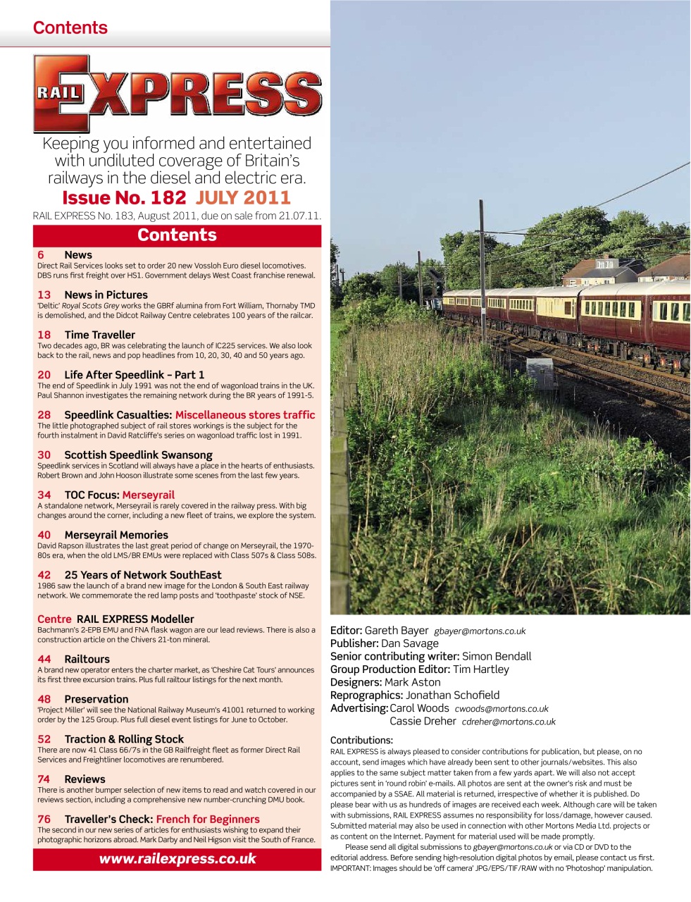 Rail Express Preview Pages