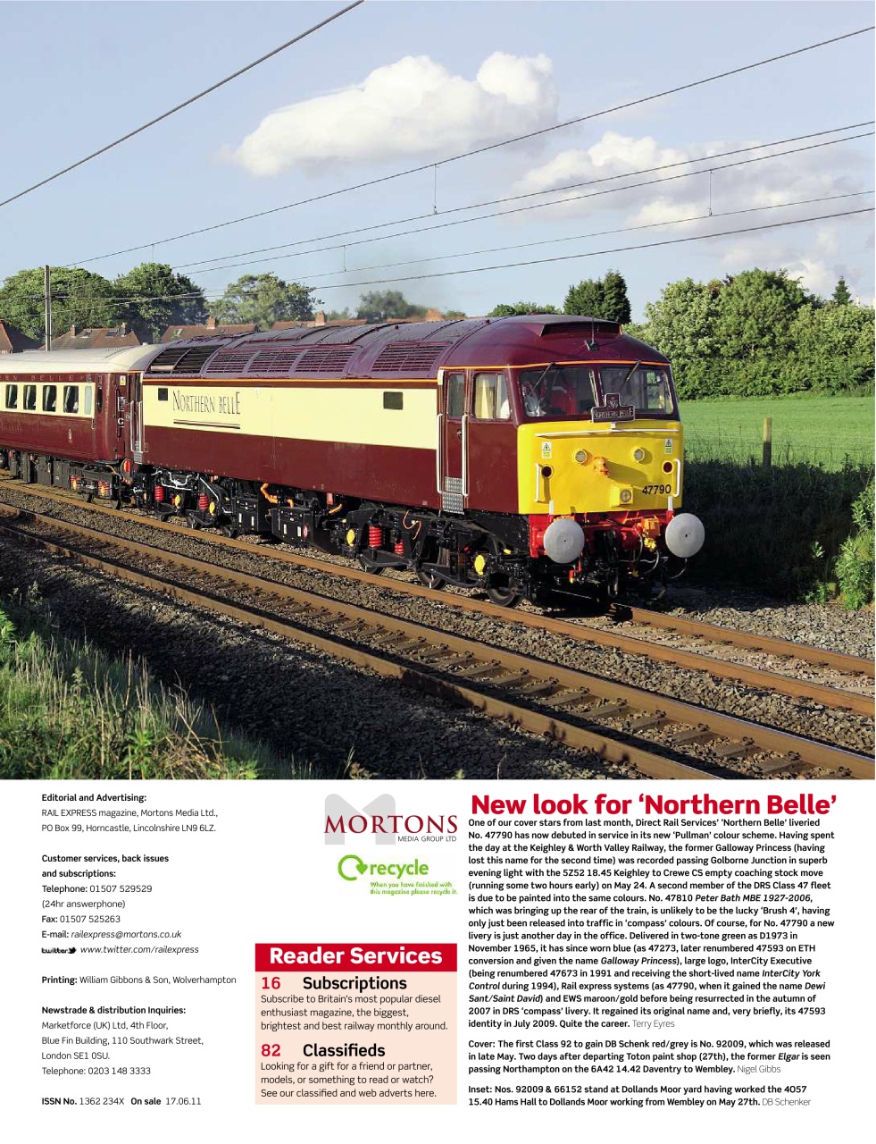 Rail Express Preview Pages
