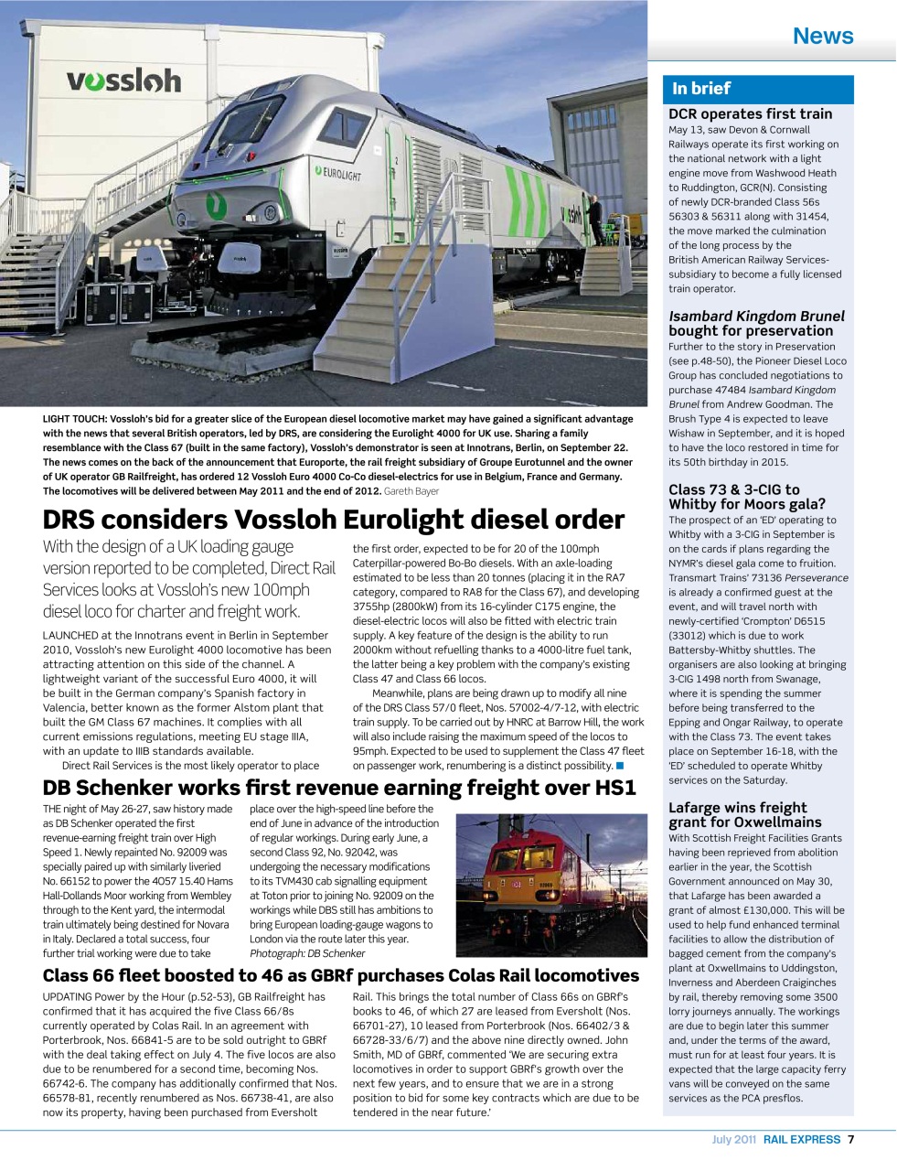 Rail Express Preview Pages