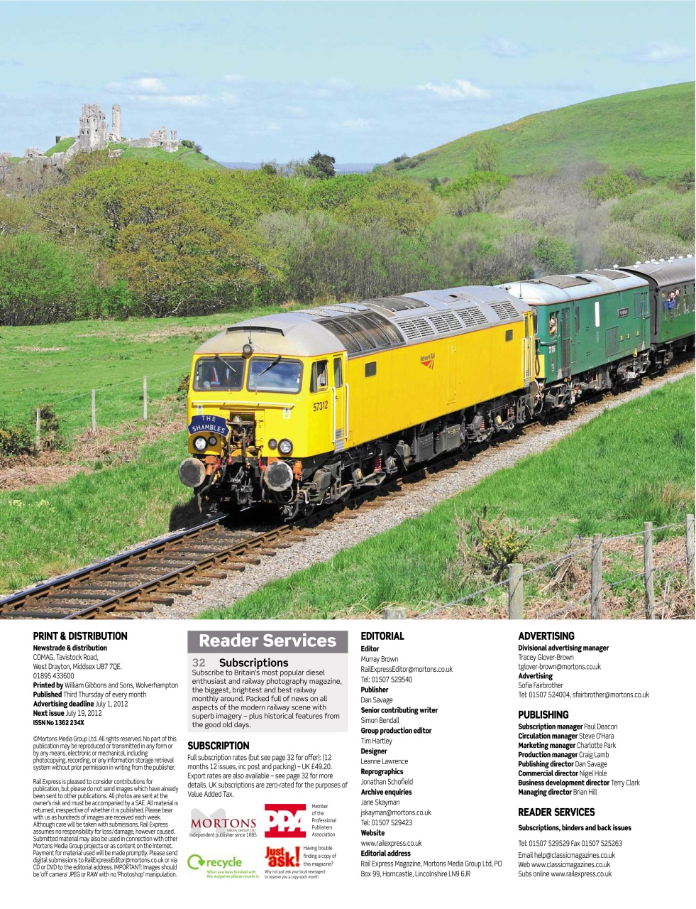 Rail Express Preview Pages