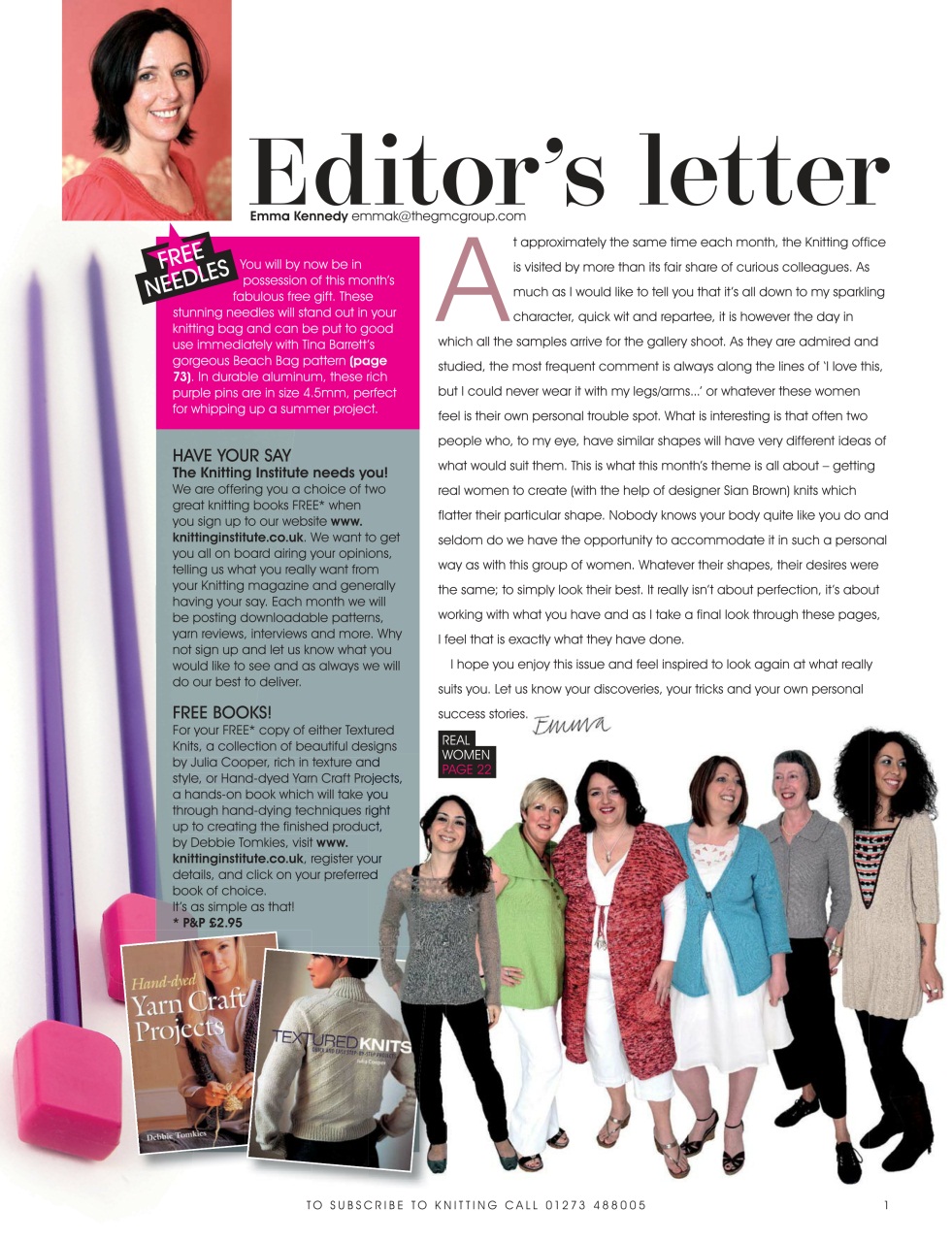 Knitting Preview Pages