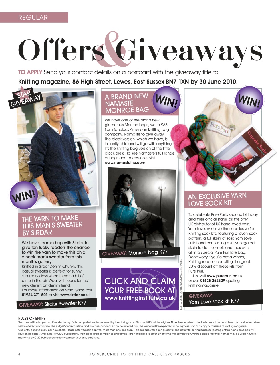 Knitting Preview Pages