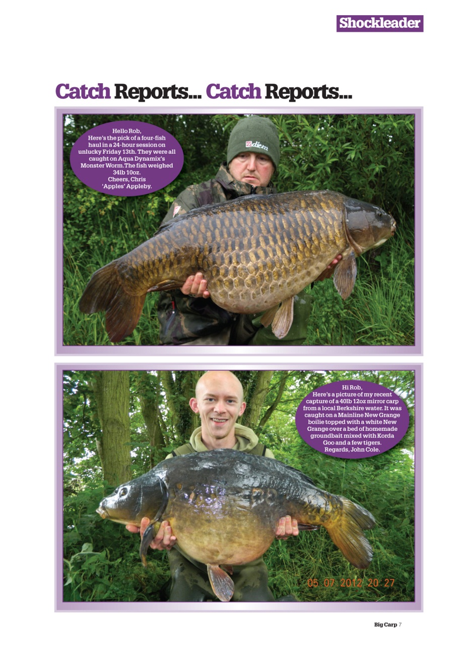 Big Carp Magazine Preview Pages