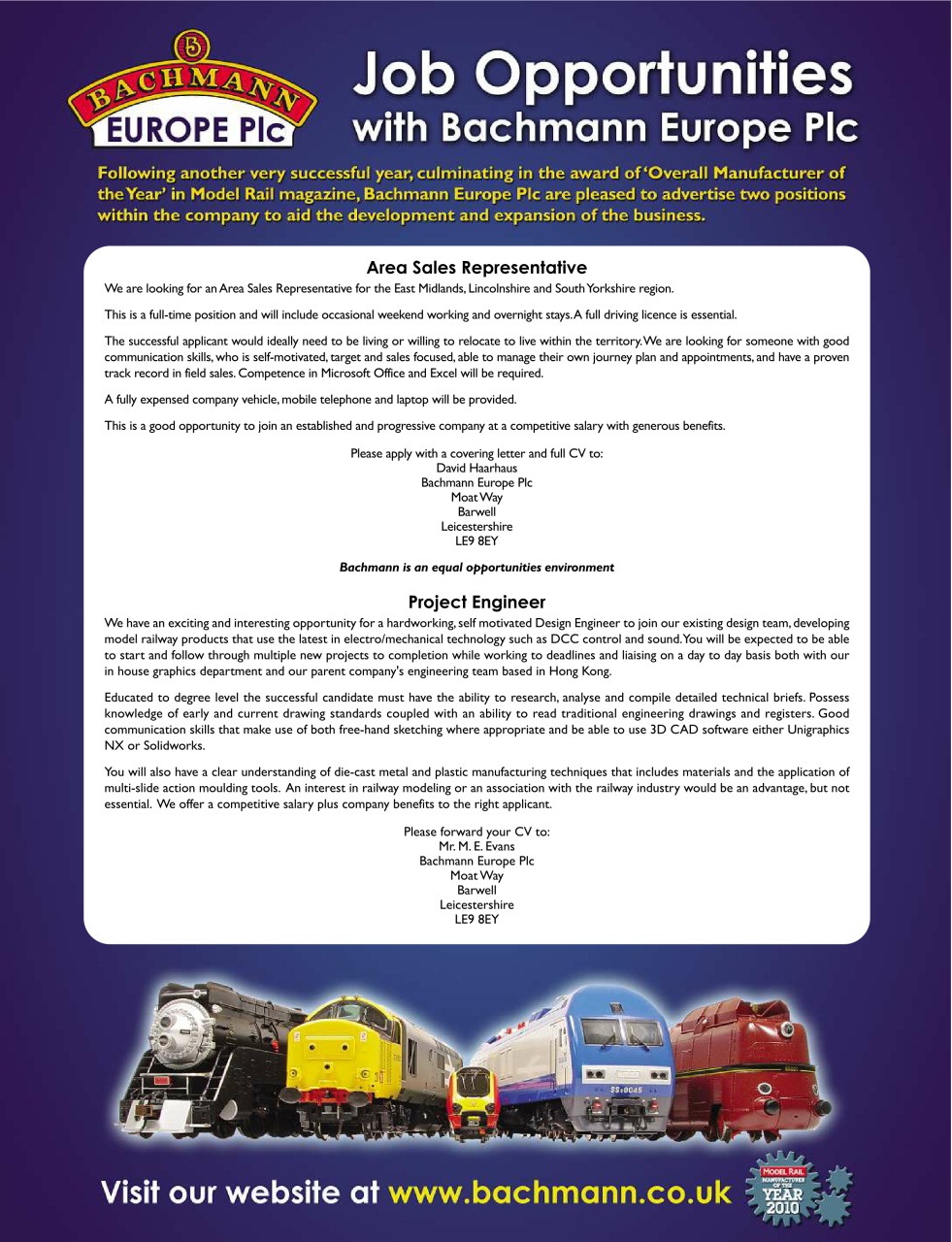 Rail Express Preview Pages