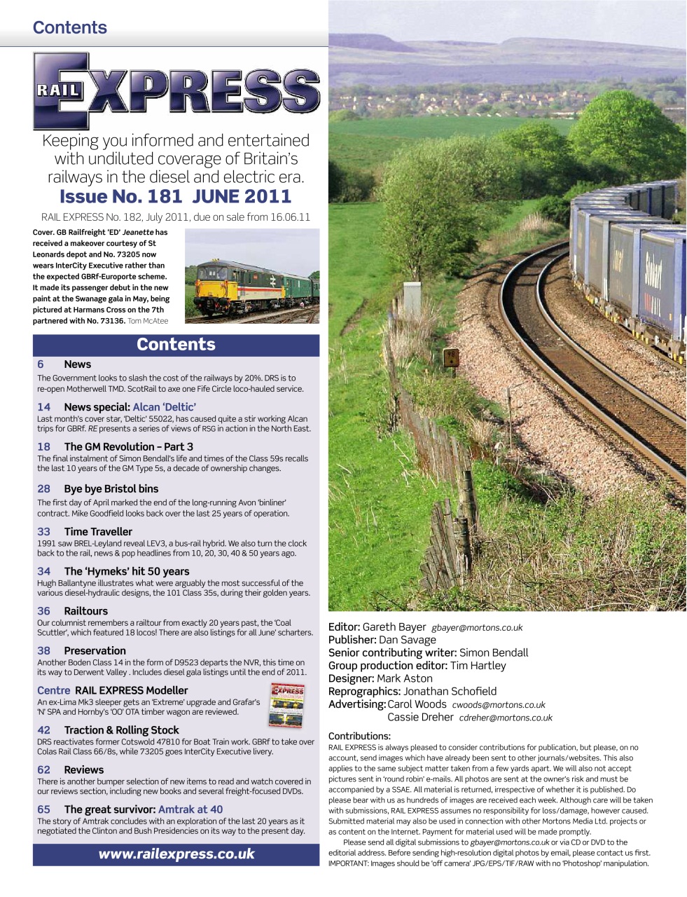 Rail Express Preview Pages