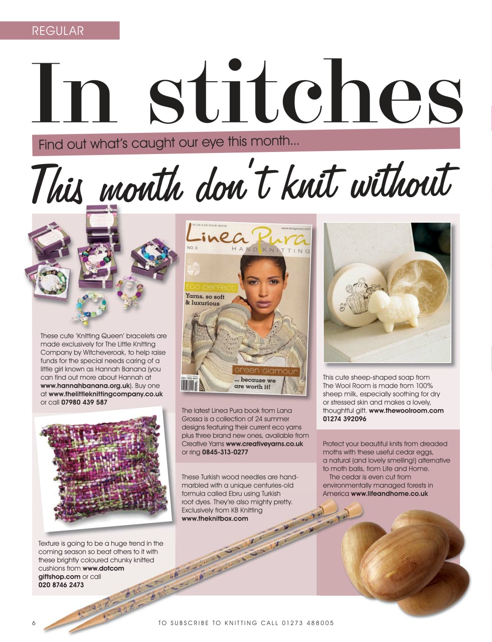 Knitting Preview Pages