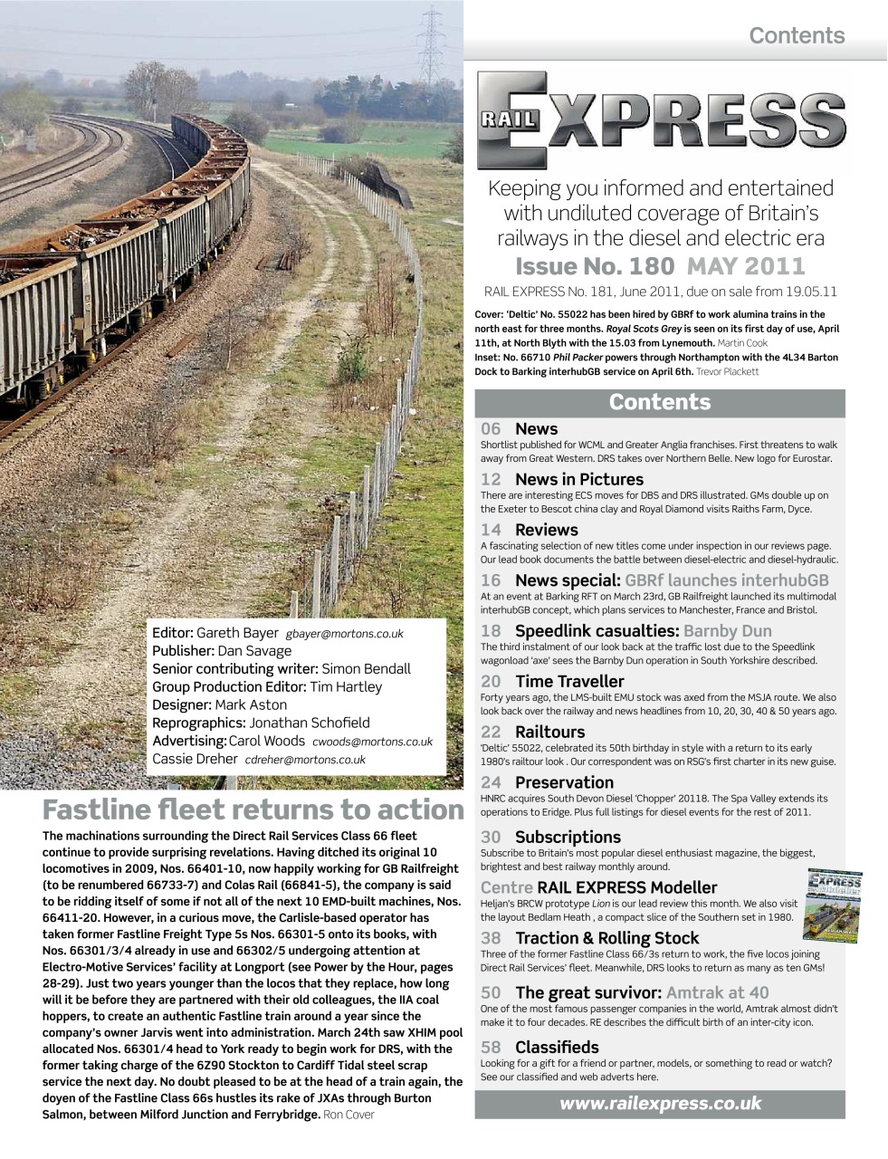 Rail Express Preview Pages
