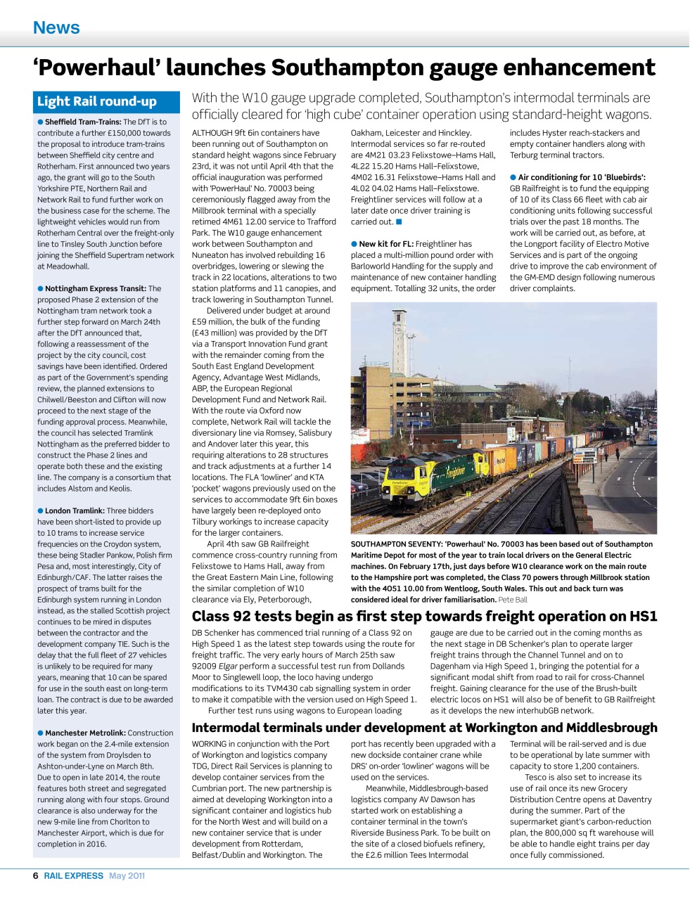 Rail Express Preview Pages