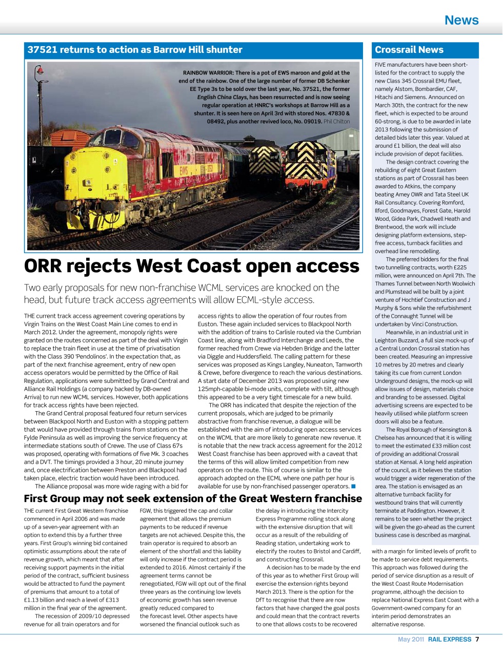 Rail Express Preview Pages