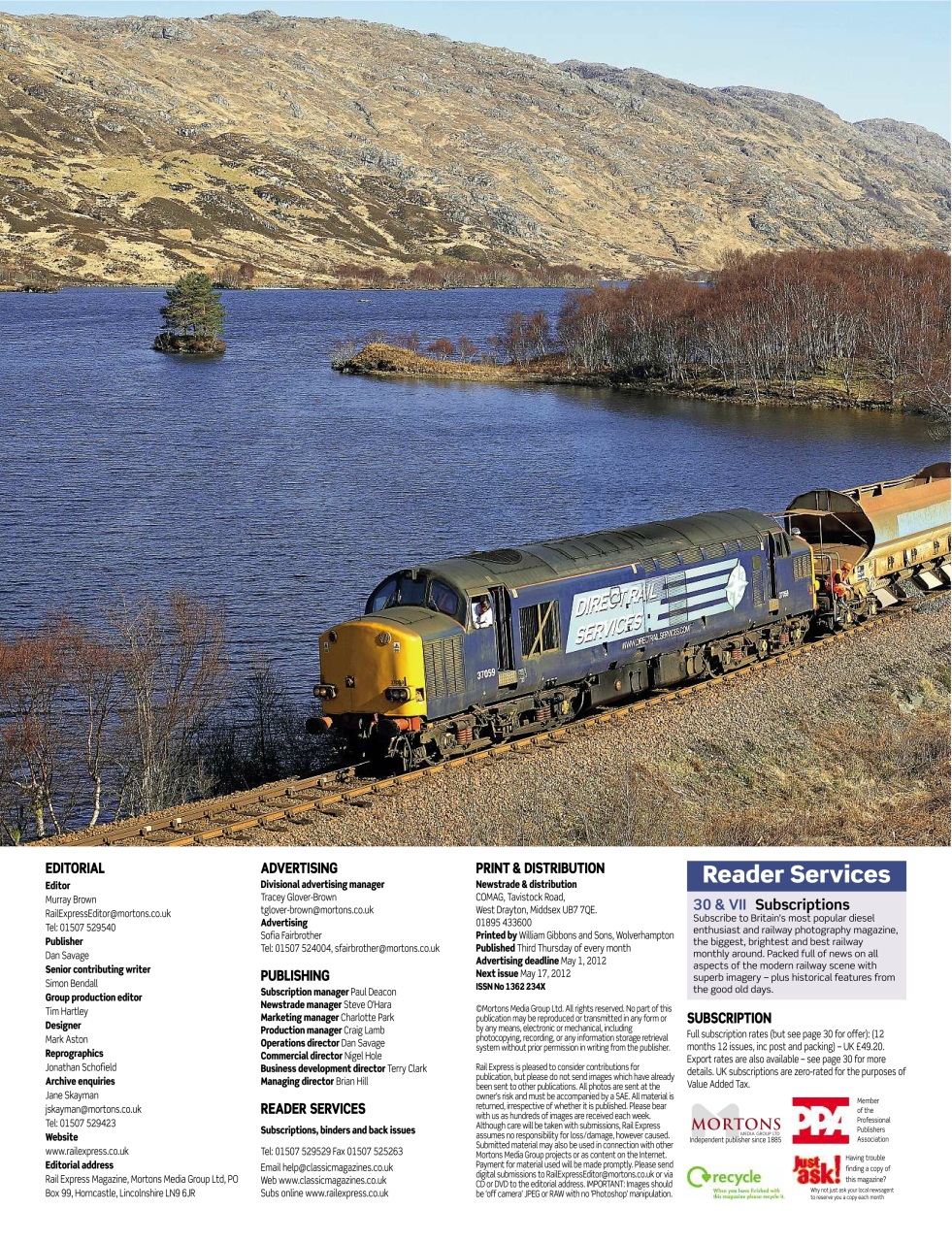Rail Express Preview Pages