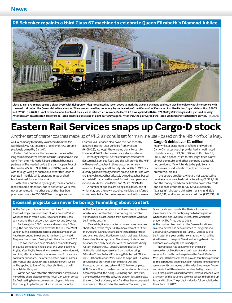 Rail Express Preview Pages