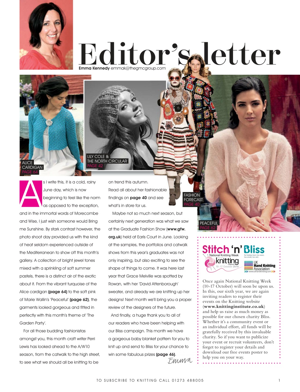 Knitting Preview Pages