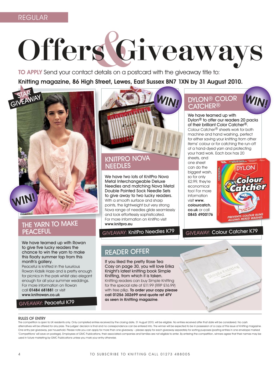 Knitting Preview Pages