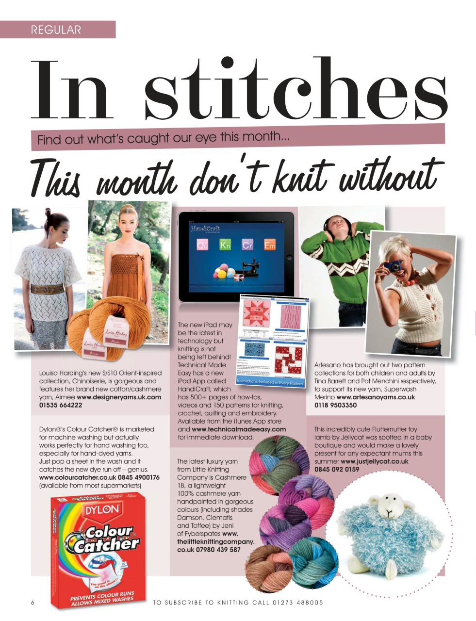 Knitting Preview Pages