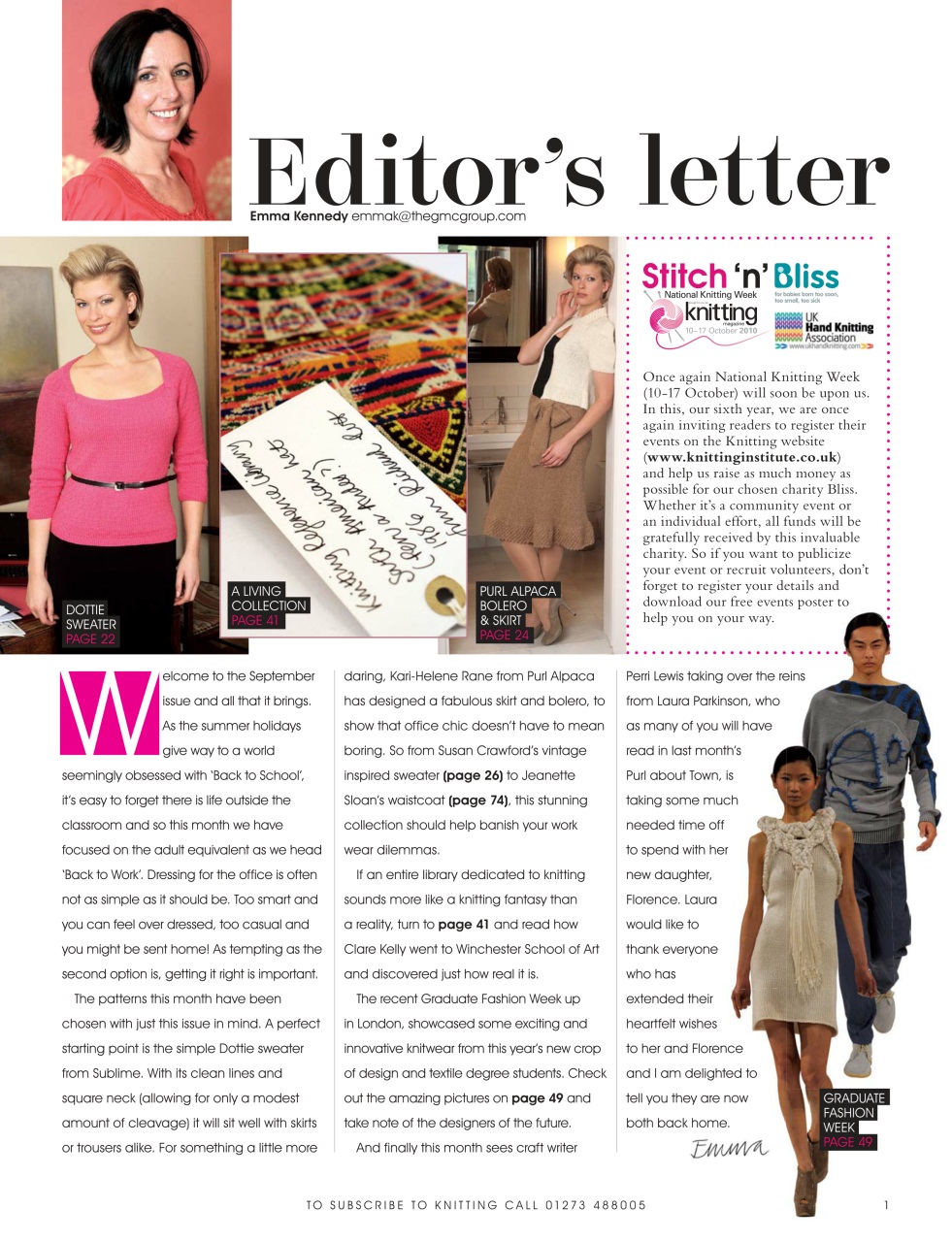 Knitting Preview Pages