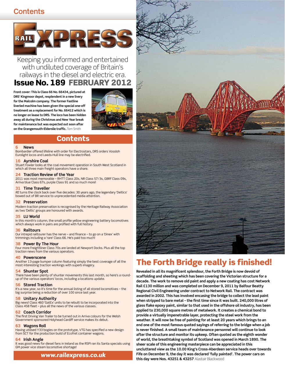 Rail Express Preview Pages