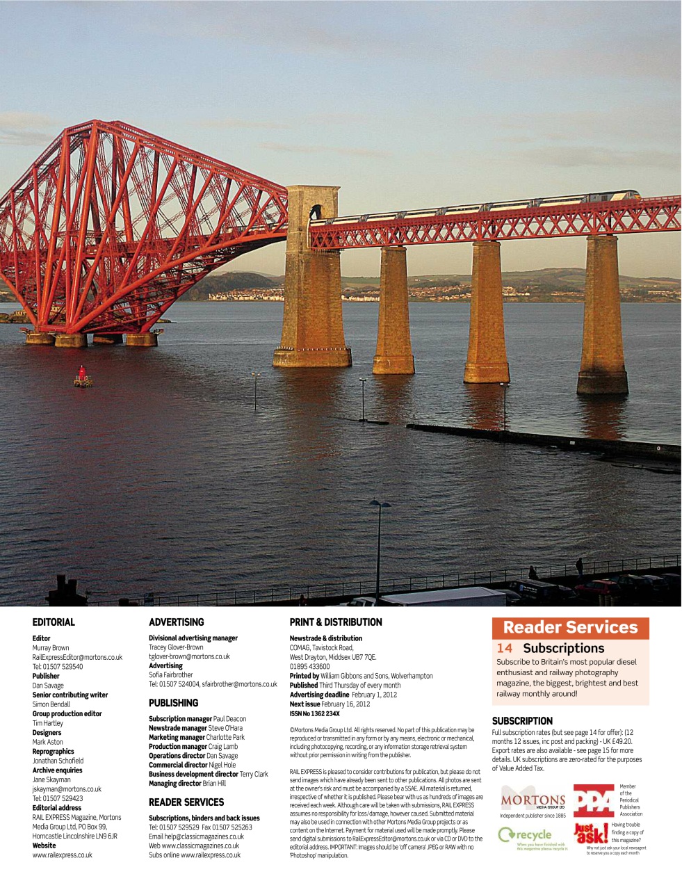 Rail Express Preview Pages