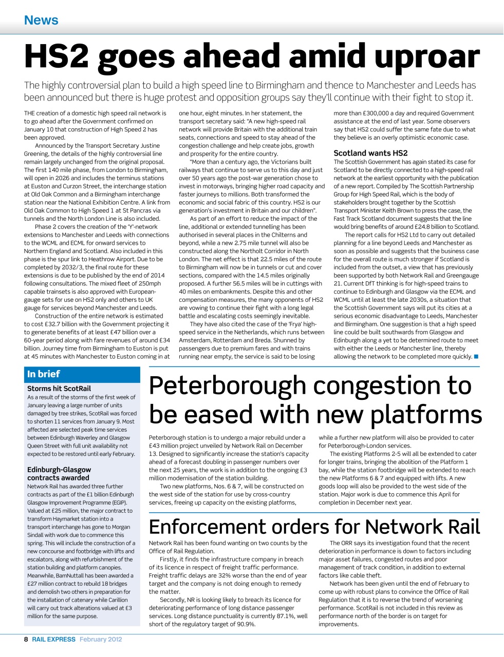Rail Express Preview Pages