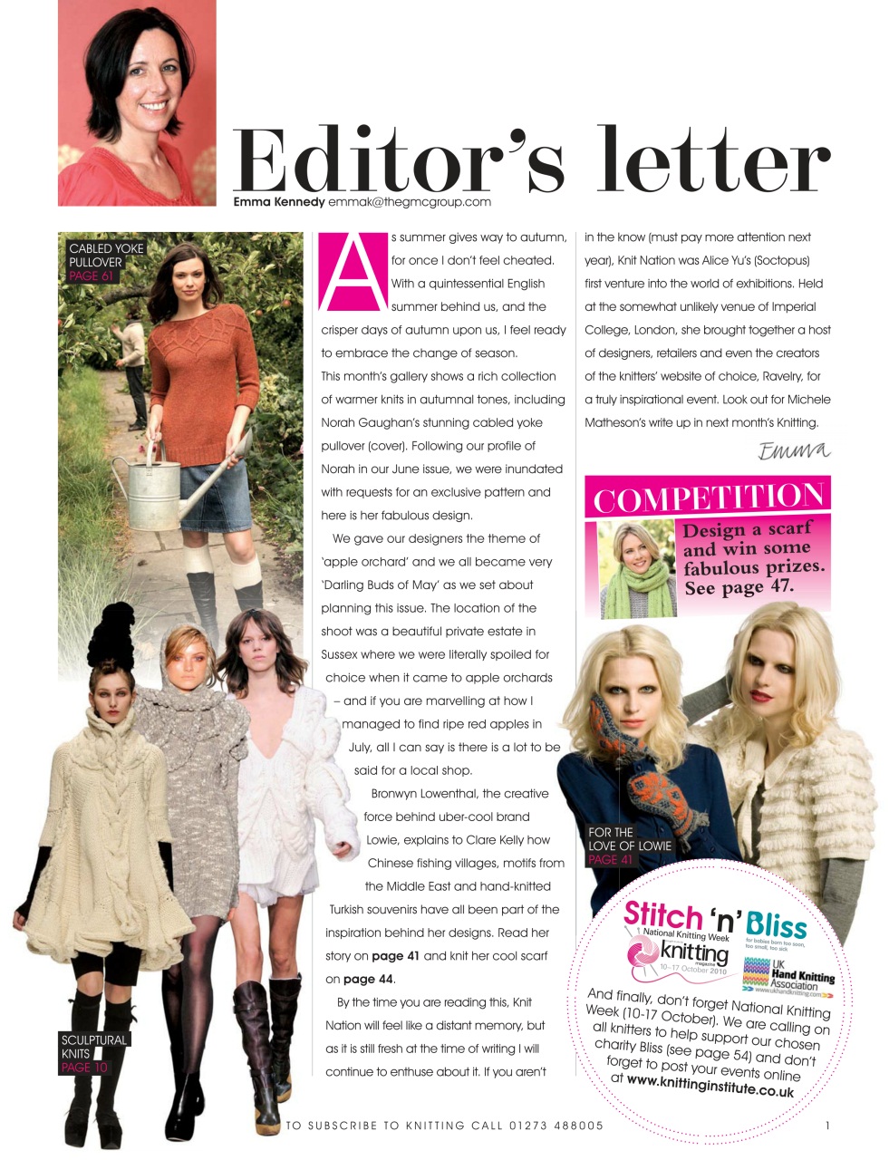 Knitting Preview Pages