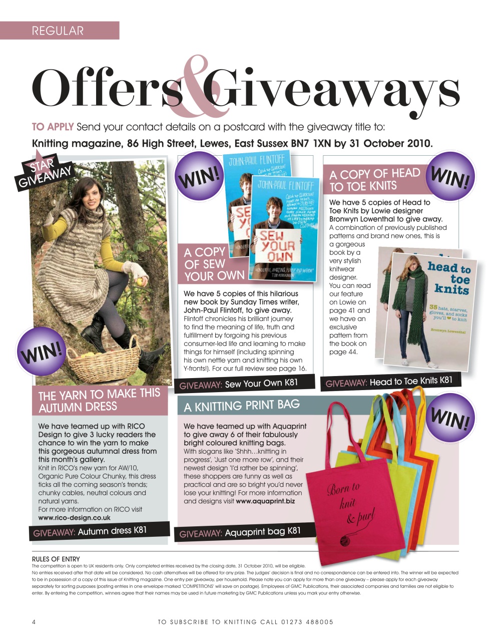 Knitting Preview Pages