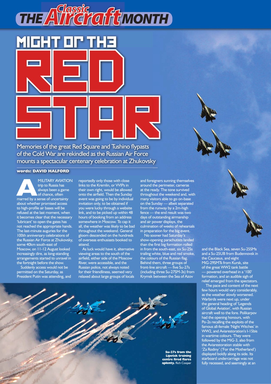 Classic Aircraft Preview Pages