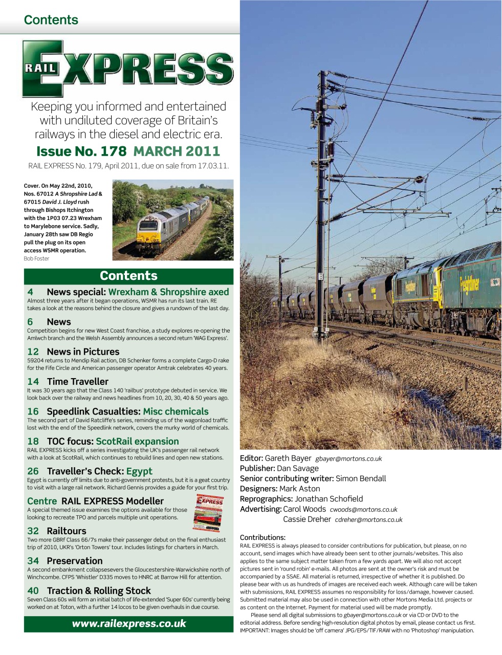 Rail Express Preview Pages