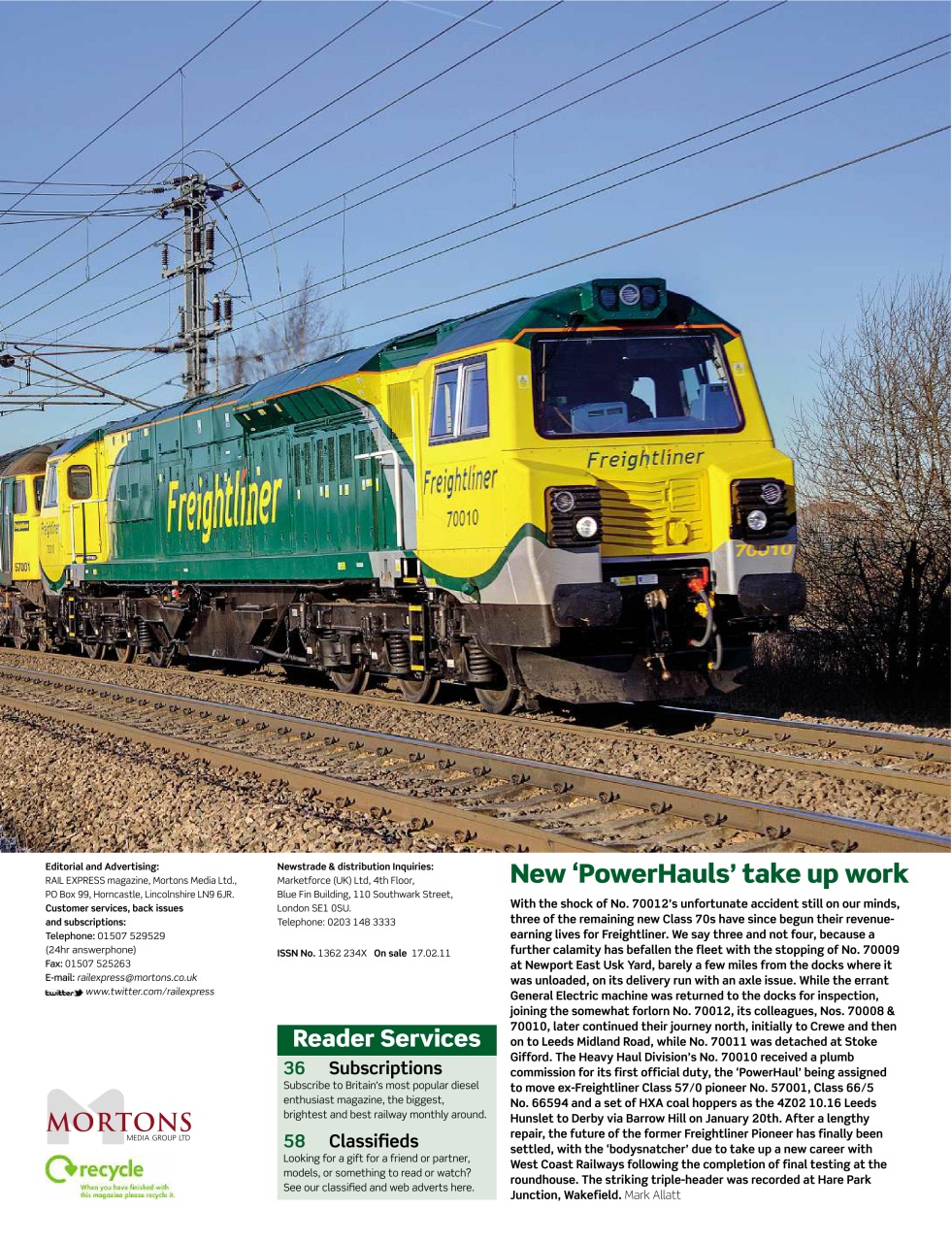 Rail Express Preview Pages
