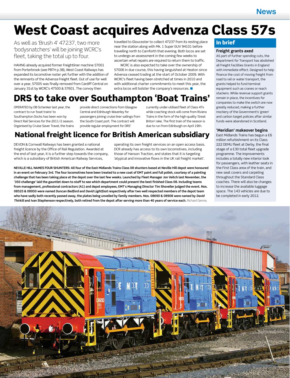 Rail Express Preview Pages