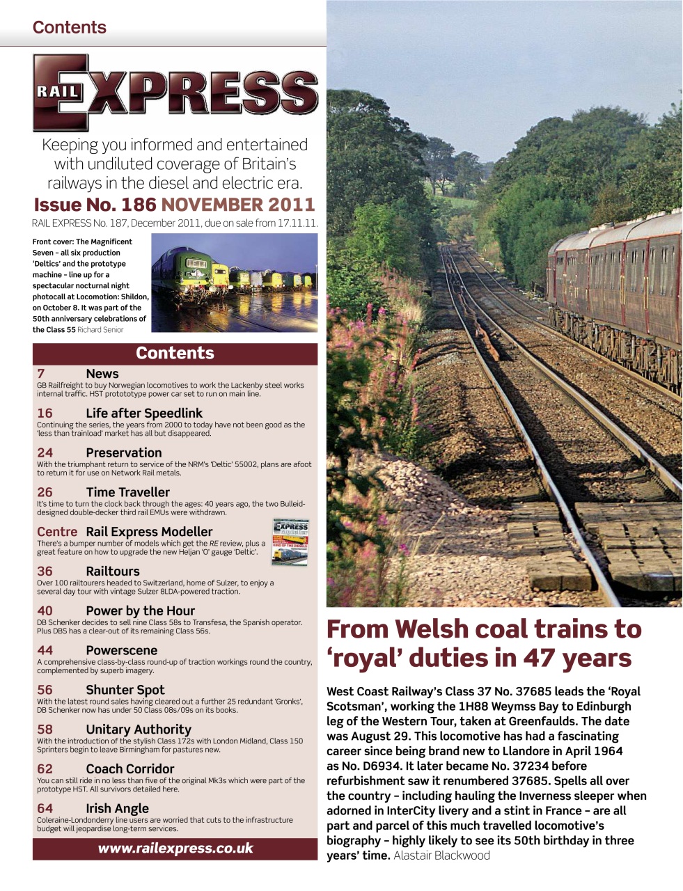 Rail Express Preview Pages