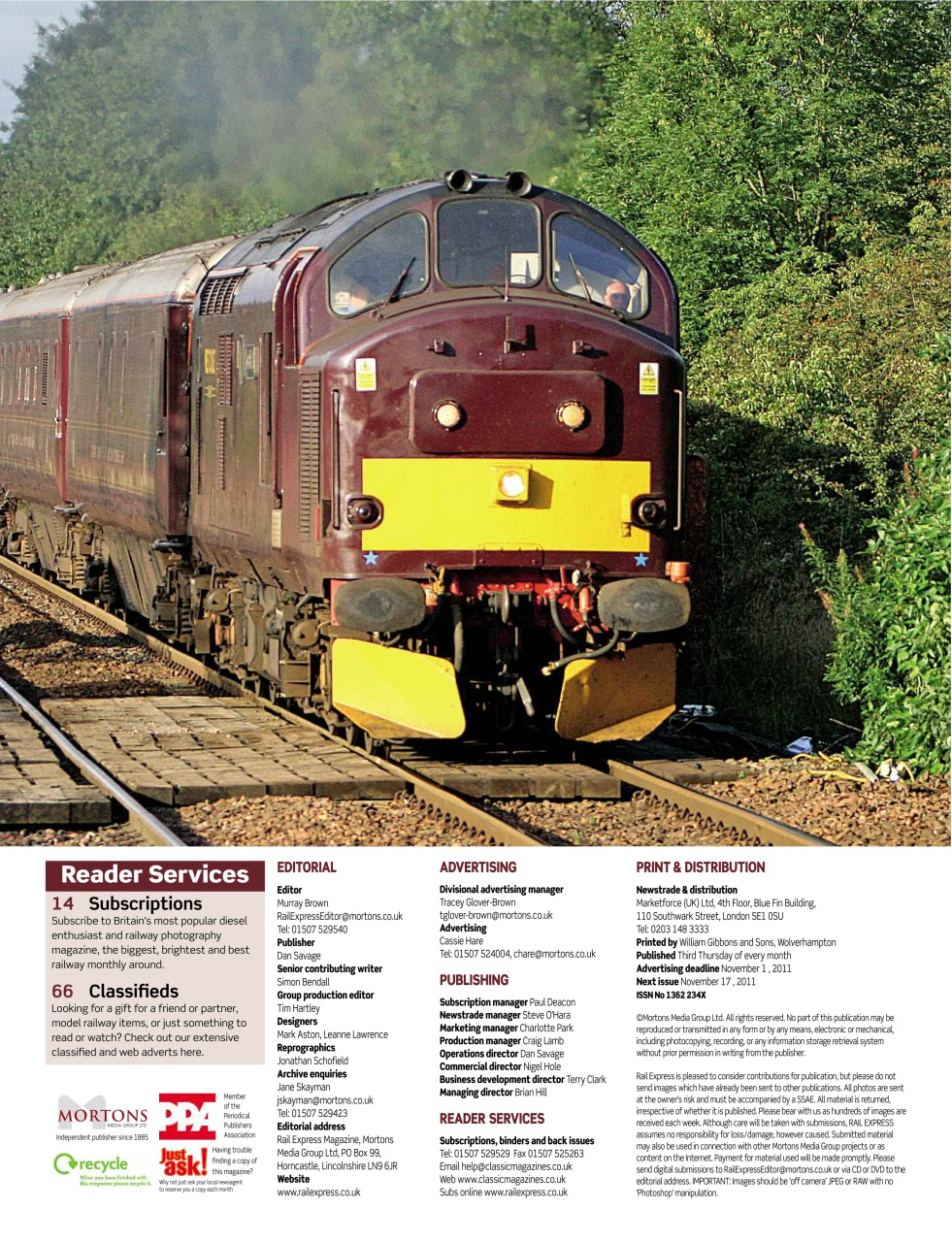 Rail Express Preview Pages
