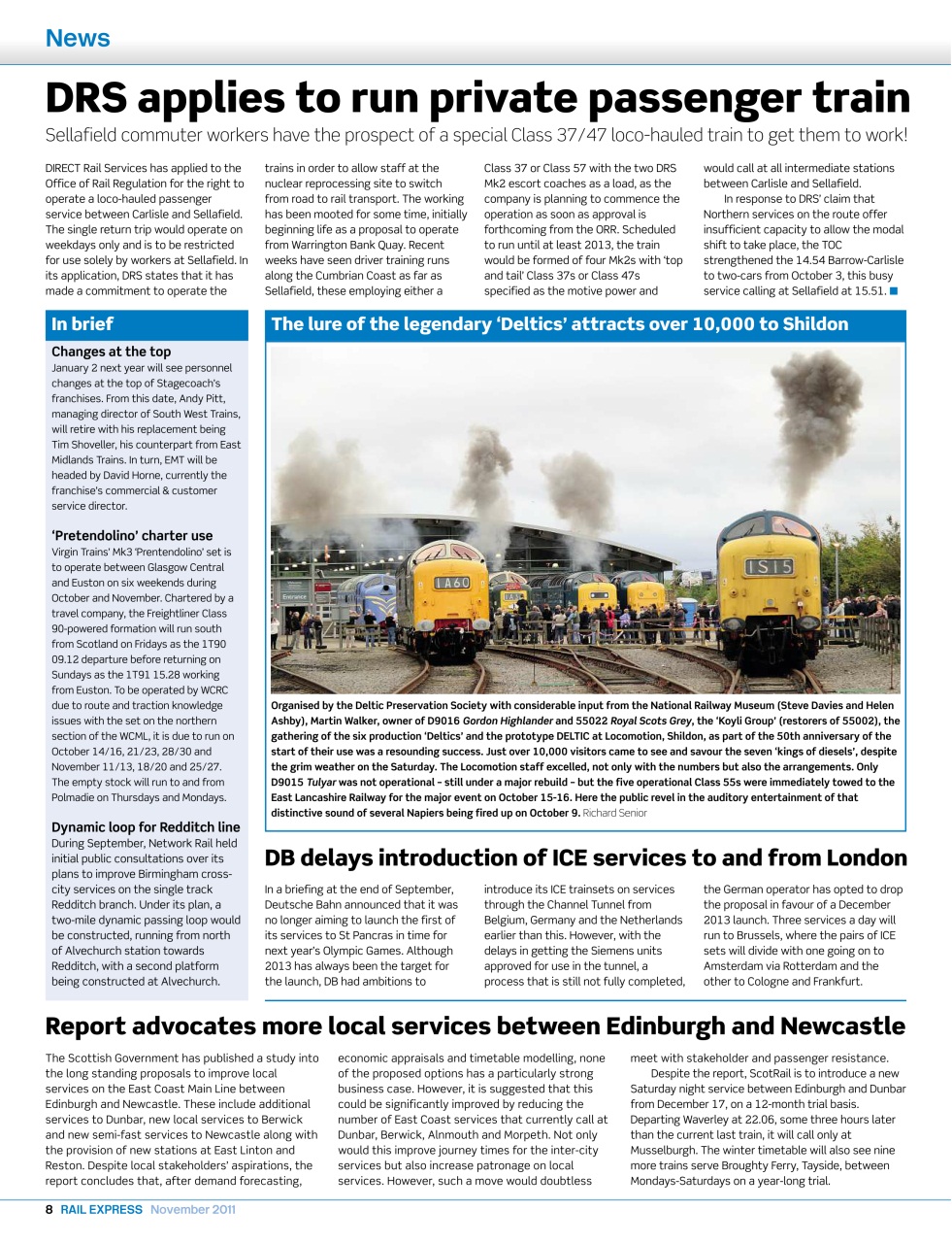Rail Express Preview Pages