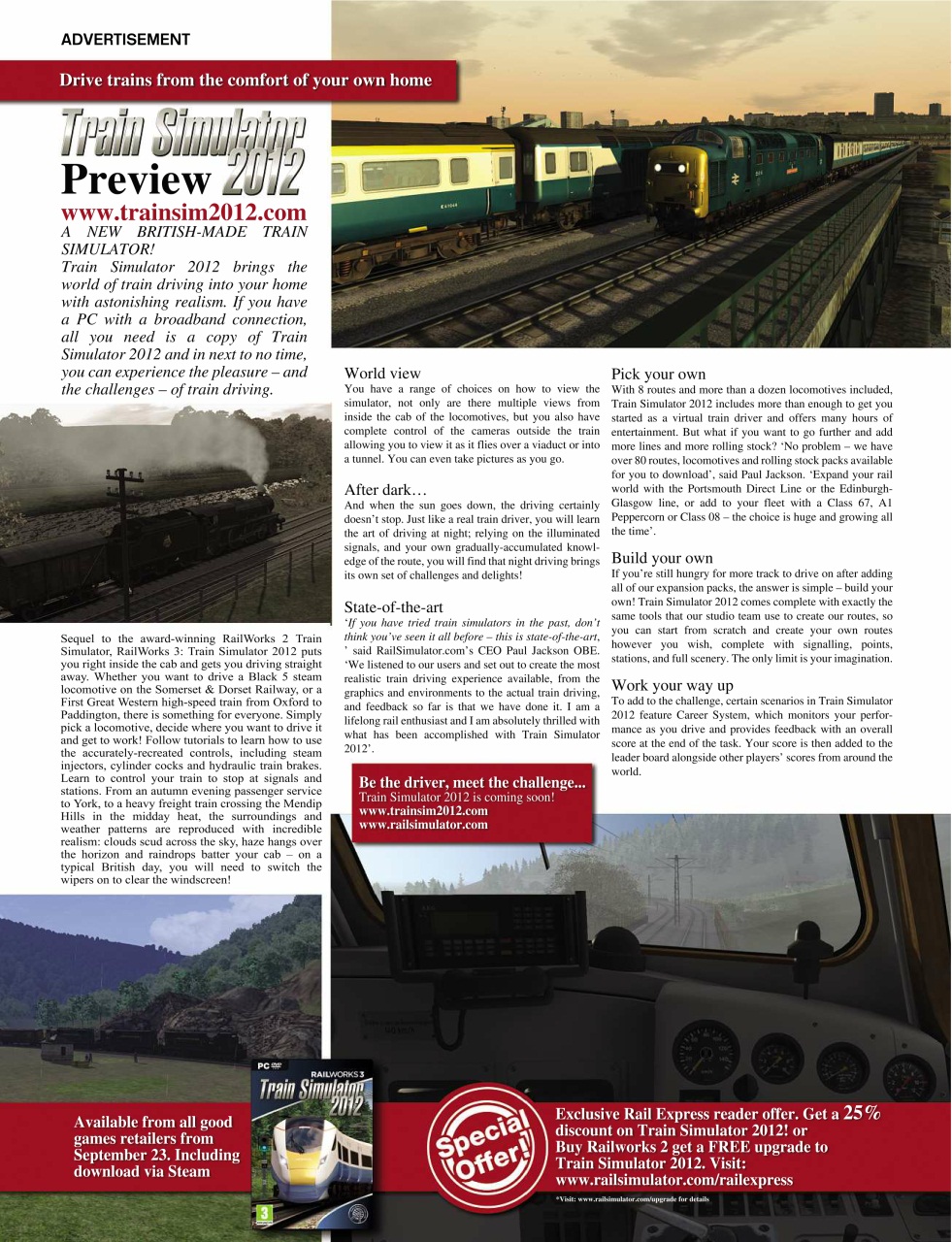 Rail Express Preview Pages