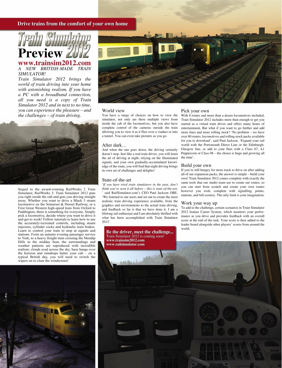 Rail Express Preview Pages