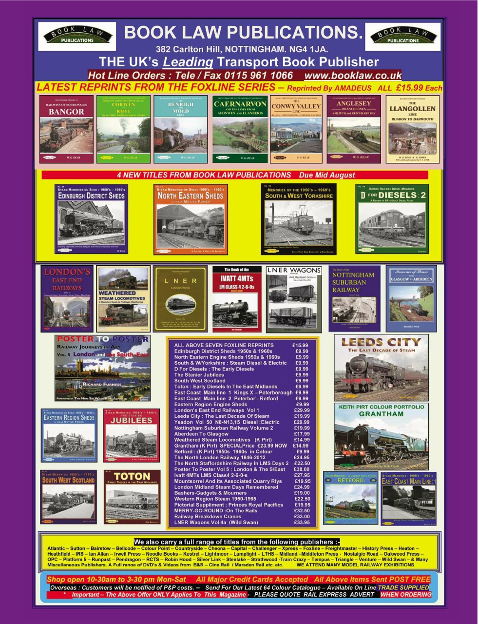 Rail Express Preview Pages